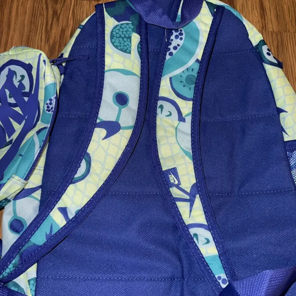 Nike Elemental Big Kids 20L Backpack w/Pencil Case HM6895-701 Green Blue Fruit